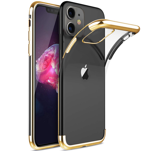 Microsonic Apple iPhone 11 (6.1'') Kılıf Skyfall Transparent Clear Gold