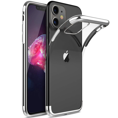 Microsonic Apple iPhone 11 (6.1'') Kılıf Skyfall Transparent Clear Gümüş