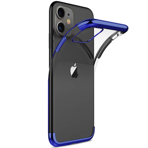 Microsonic Apple iPhone 11 (6.1'') Kılıf Skyfall Transparent Clear Mavi