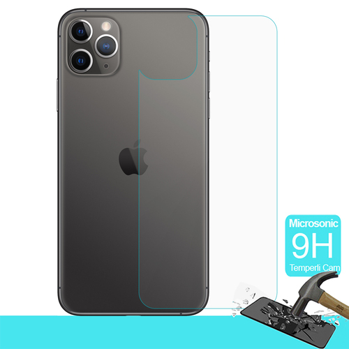 Microsonic Apple iPhone 11 Pro (5.8'') Arka Temperli Cam Ekran Koruyucu