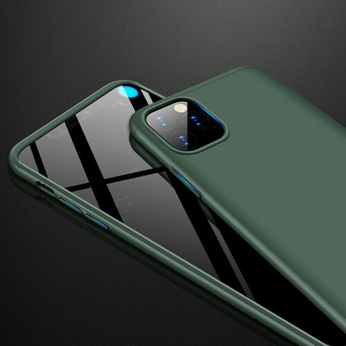 Microsonic Apple iPhone 11 Pro (5.8'') Kılıf Double Dip 360 Protective Yeşil