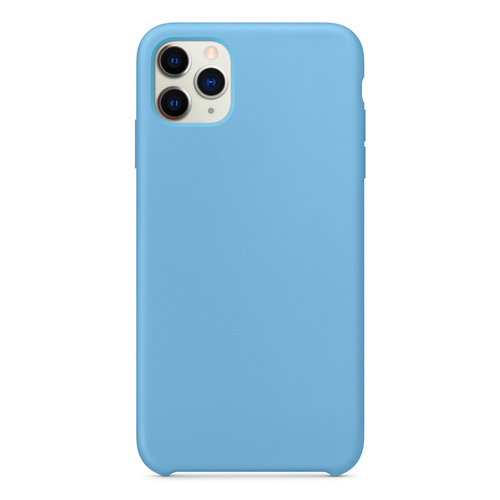 Microsonic Apple iPhone 11 Pro Max (6.5'') Kılıf Liquid Lansman Silikon Kantaron Mavisi