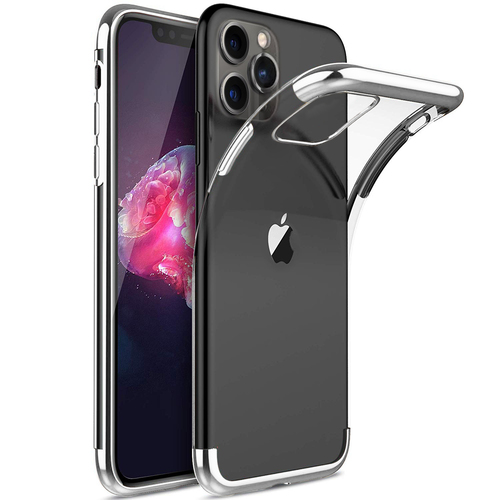 Microsonic Apple iPhone 11 Pro Max (6.5'') Kılıf Skyfall Transparent Clear Gümüş