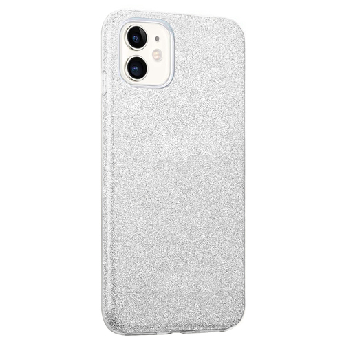 Microsonic Apple iPhone 12 Mini Kılıf Sparkle Shiny Gümüş