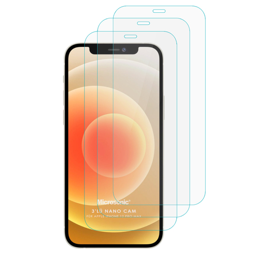 Microsonic Apple iPhone 12 Pro Max Screen Protector Nano Glass (3 Pack)