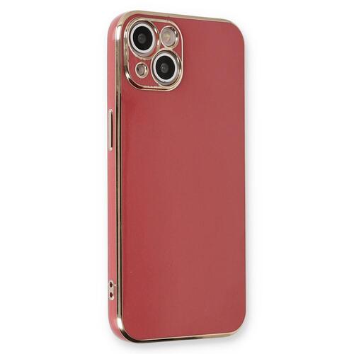 Microsonic Apple iPhone 14 Plus Kılıf Olive Plated Kırmızı
