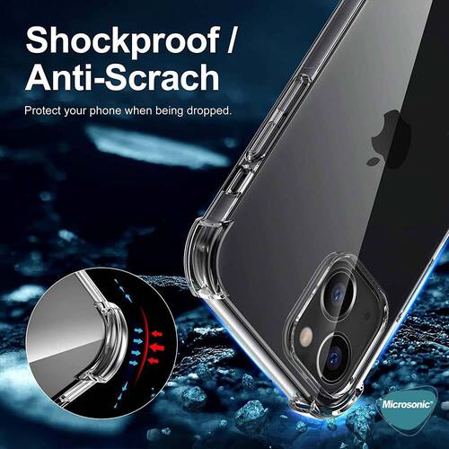 Microsonic Apple iPhone 14 Plus Kılıf Shock Absorbing Şeffaf