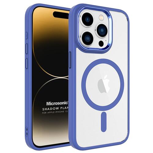 Microsonic Apple iPhone 15 Pro Max Kılıf Shadow Planet Mavi
