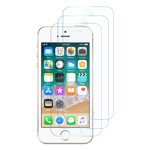 Microsonic Apple iPhone 5 / 5S Ekran koruyucu Nano Cam (3'lü Paket)