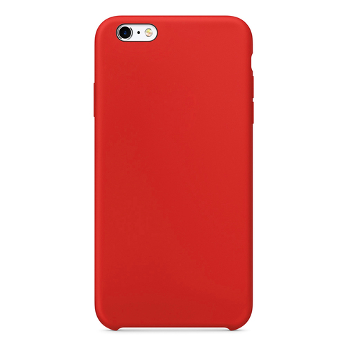 Microsonic Apple iPhone 6 Kılıf Liquid Lansman Silikon Kırmızı