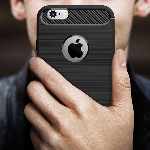 Microsonic Apple iPhone 6 Plus Kılıf Room Silikon Siyah