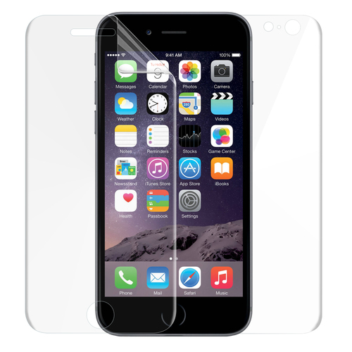 Microsonic Apple iPhone 6 Plus Ön + Arka Kavisler Dahil Tam Ekran Kaplayıcı Film