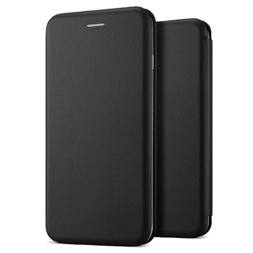 Microsonic Apple iPhone 6S Plus Kılıf Ultra Slim Leather Design Flip Cover Siyah