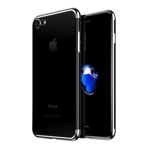 Microsonic Apple iPhone 7 Kılıf Skyfall Transparent Clear Gümüş