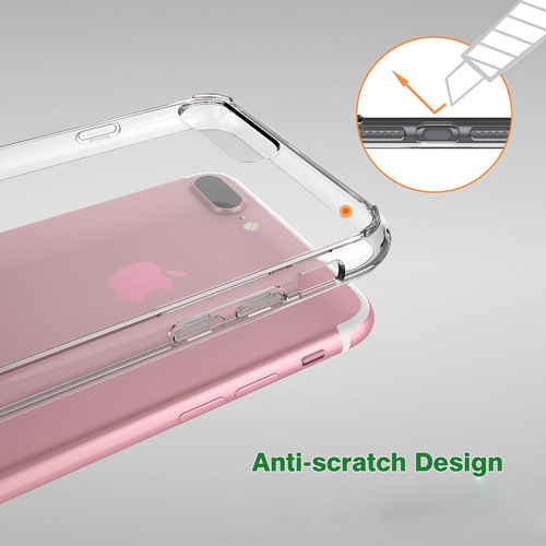 Microsonic Apple iPhone 8 Kılıf Kristal Şeffaf