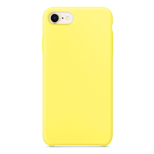 Microsonic Apple iPhone SE 2020 Kılıf Liquid Lansman Silikon Güneş Sarısı