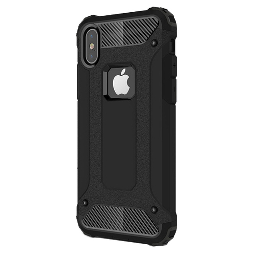 Microsonic Apple iPhone XS (5.8'') Kılıf Rugged Armor Siyah