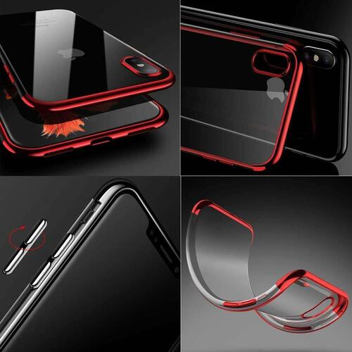 Microsonic Apple iPhone XS Max (6.5'') Kılıf Skyfall Transparent Clear Siyah