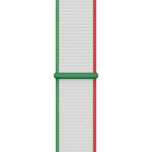 Microsonic Apple Watch SE 2022 40mm Hasırlı Kordon Woven Meksika International Collection Spor Loop