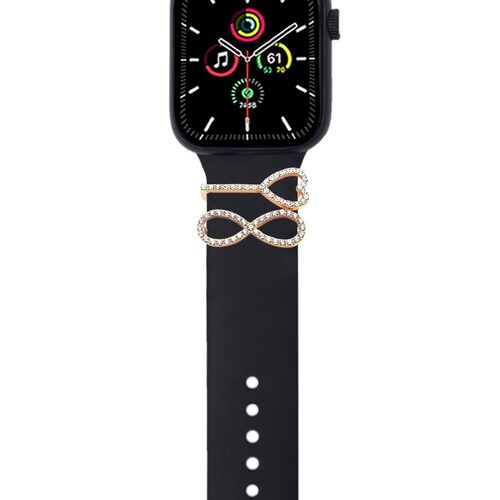 Microsonic Apple Watch SE 2022 40mm Kordon Aksesuarı Infinity Charm