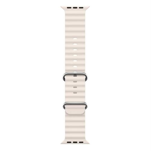 Microsonic Apple Watch SE 2022 40mm Kordon Ocean Band Bej