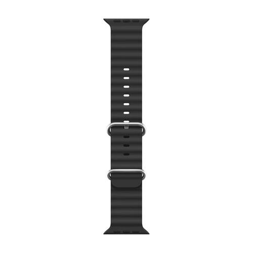 Microsonic Apple Watch SE 2022 40mm Kordon Ocean Band Siyah