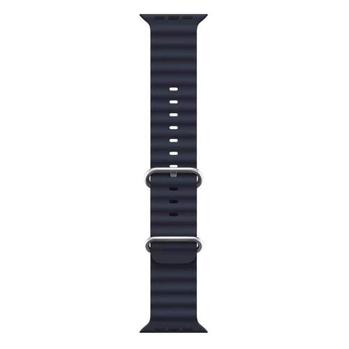 Microsonic Apple Watch Series 6 40mm Kordon Ocean Band Lacivert
