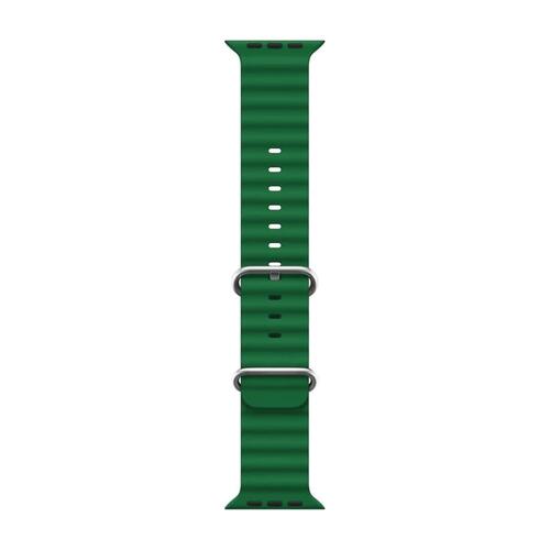 Microsonic Apple Watch Series 9 41mm Kordon Ocean Band Yeşil