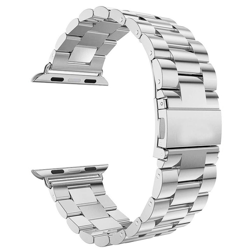 Microsonic Apple Watch Series 9 41mm Metal Stainless Steel Kordon Gümüş