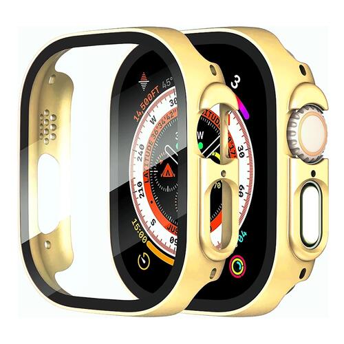 Microsonic Apple Watch Ultra 2 Kılıf Matte Premium WatchBand Gold