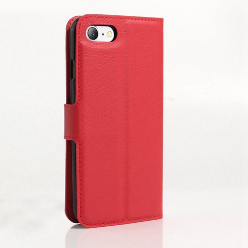 Microsonic Cüzdanlı Deri iPhone 7 Kılıf Kırmızı