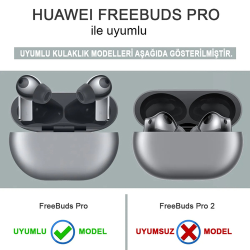 Microsonic Huawei FreeBuds Pro Kılıf Cartoon Figürlü Silikon Crtn-Fgr-Ntnd