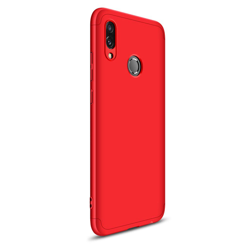 Microsonic Huawei Honor 10 Lite Kılıf Double Dip 360 Protective Kırmızı