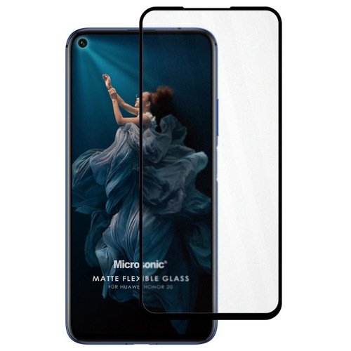 Microsonic Huawei Honor 20 Seramik Matte Flexible Ekran Koruyucu Siyah