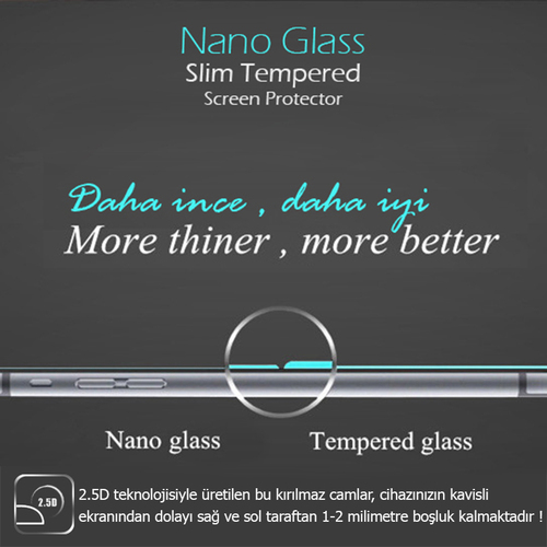 Microsonic Huawei Honor 8X Ekran Koruyucu Nano Cam (3'lü Paket)