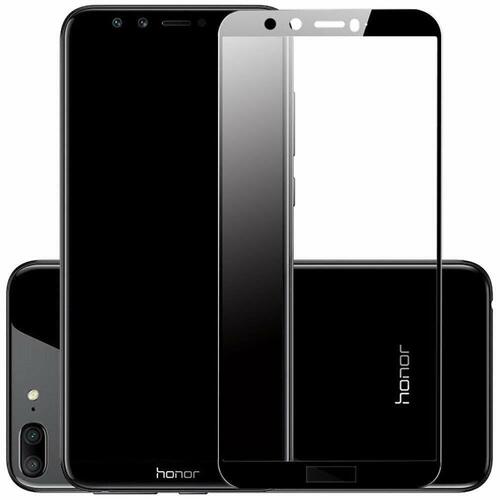 Microsonic Huawei Honor 9 Lite Tam Kaplayan Temperli Cam Ekran koruyucu Kırılmaz Film Siyah