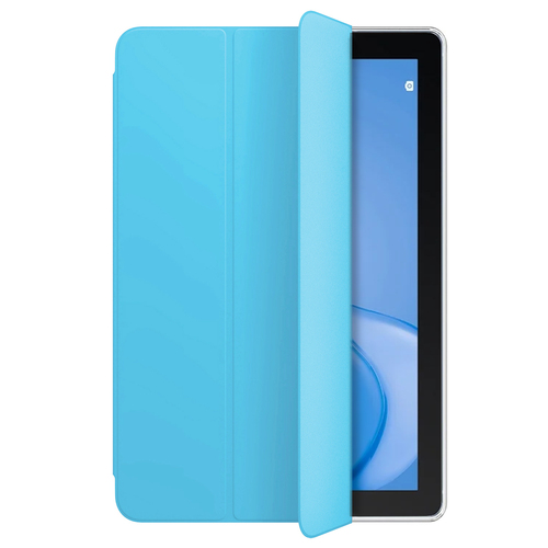 Microsonic Huawei MatePad T10 Kılıf Slim Translucent Back Smart Cover Mavi
