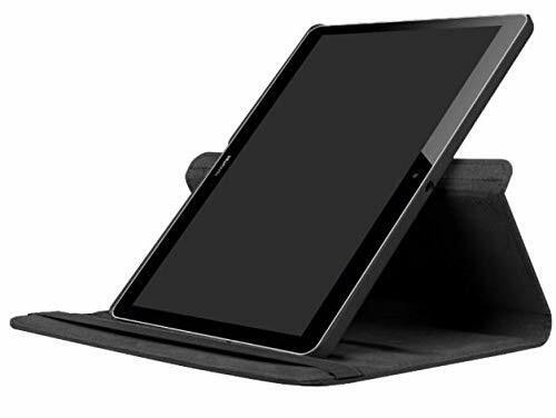 Microsonic Huawei MediaPad T3 7'' Kılıf 360 Rotating Stand Deri Siyah