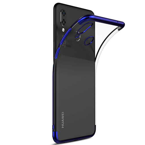 Microsonic Huawei P Smart 2019 Kılıf Skyfall Transparent Clear Mavi