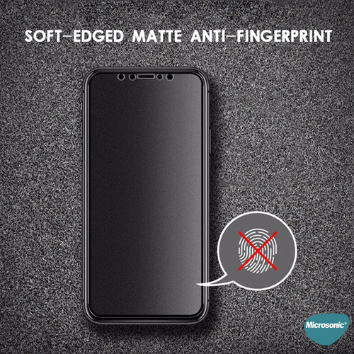 Microsonic Huawei P Smart 2019 Seramik Matte Flexible Ekran Koruyucu Siyah