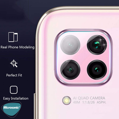 Microsonic Huawei P40 Lite Kamera Lens Koruma Camı