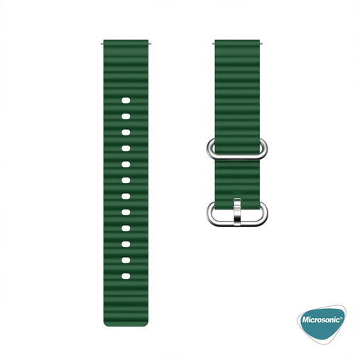 Microsonic Huawei Watch 3 Pro Kordon Ocean Band Yeşil