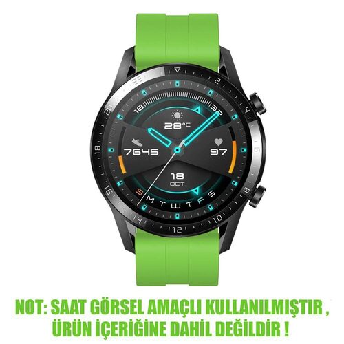 Microsonic Huawei Watch Buds Kordon, Silicone RapidBands Yeşil