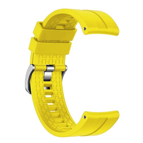 Microsonic Huawei Watch GT 3 SE Kordon, Silicone RapidBands Sarı