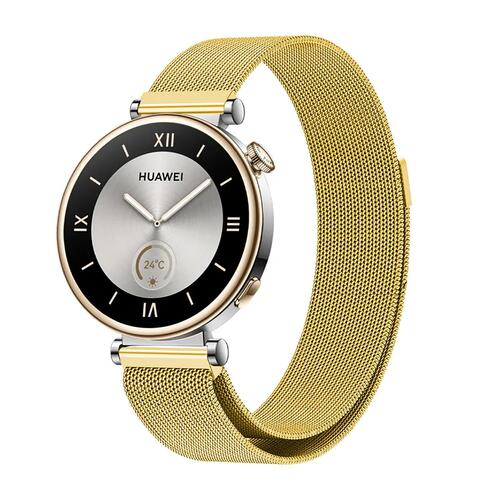 Microsonic Huawei Watch GT4 41mm Milanese Loop Kordon Gold