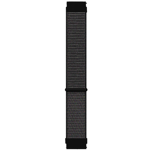Microsonic Huawei Watch GT4 46mm Hasırlı Kordon Woven Sport Loop Siyah