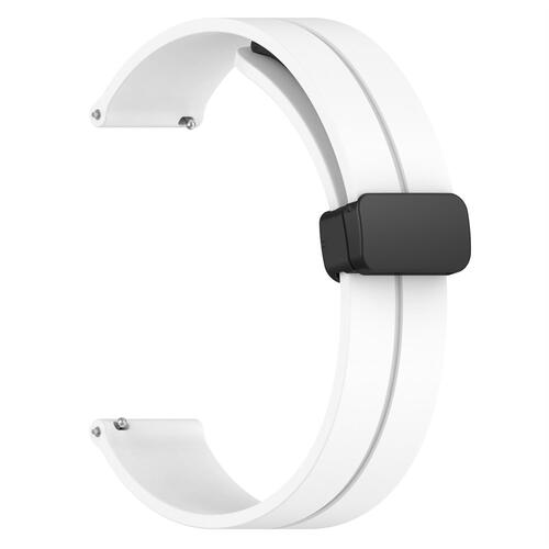 Microsonic Huawei Watch Ultimate Kordon Ribbon Line Beyaz