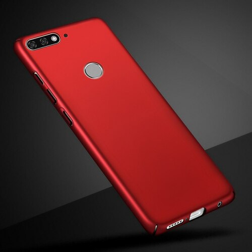 Microsonic Huawei Y7 2018 Kılıf Premium Slim Kırmızı