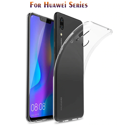 Microsonic Huawei Y9 2019 Kılıf Transparent Soft Beyaz