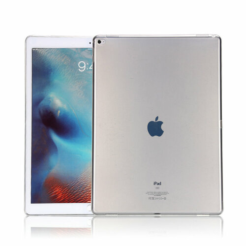 Microsonic iPad Pro 12.9 Kılıf Transparent Soft Beyaz